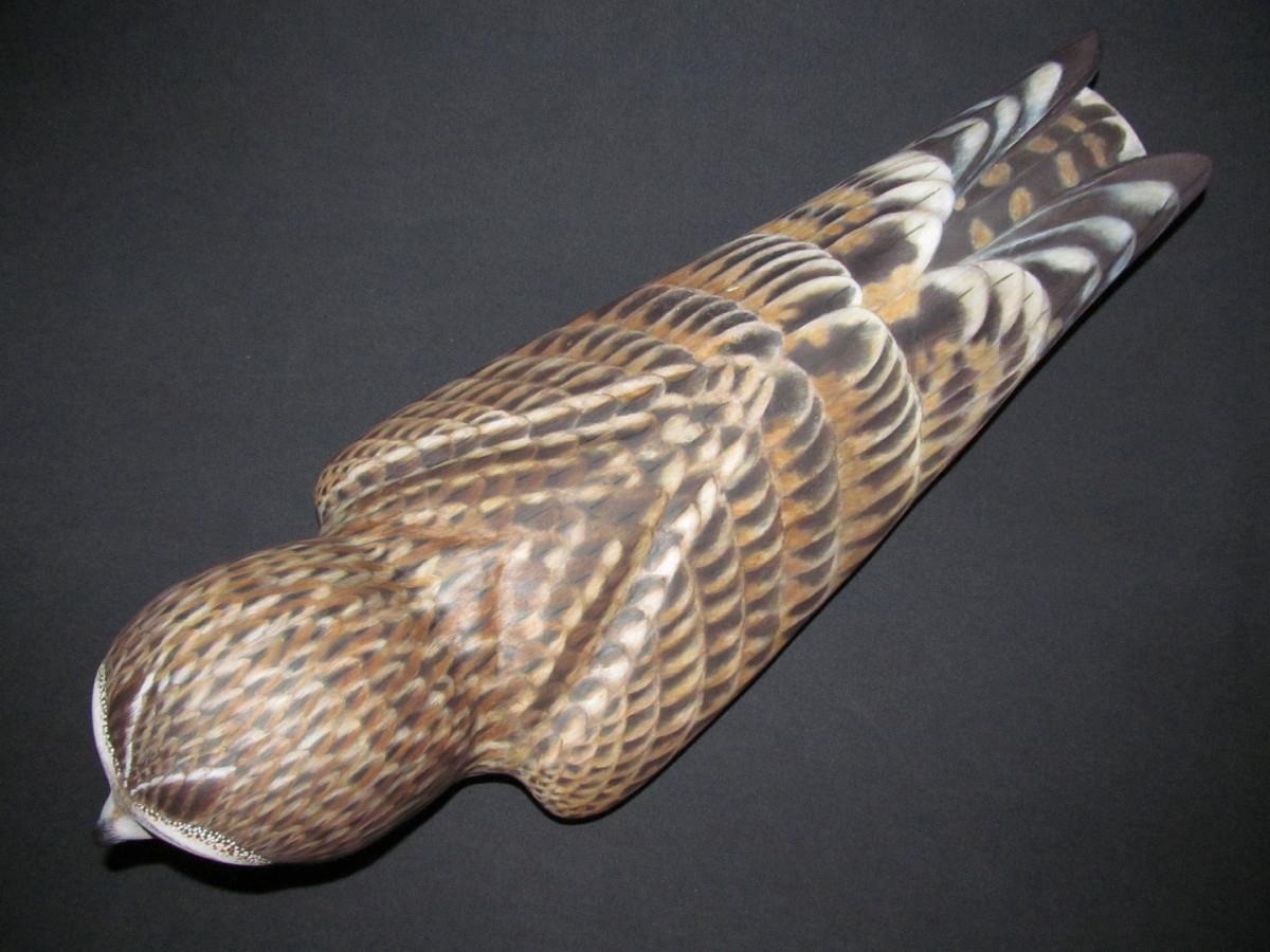 2012 - Short-eared Owl Palm Frond Sculpture by Laurie J. McNei