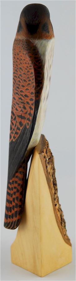 2004 - Female Kestrel Palm Frond Sculpture by Laurie J. McNeil